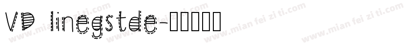 VD linegstde字体转换